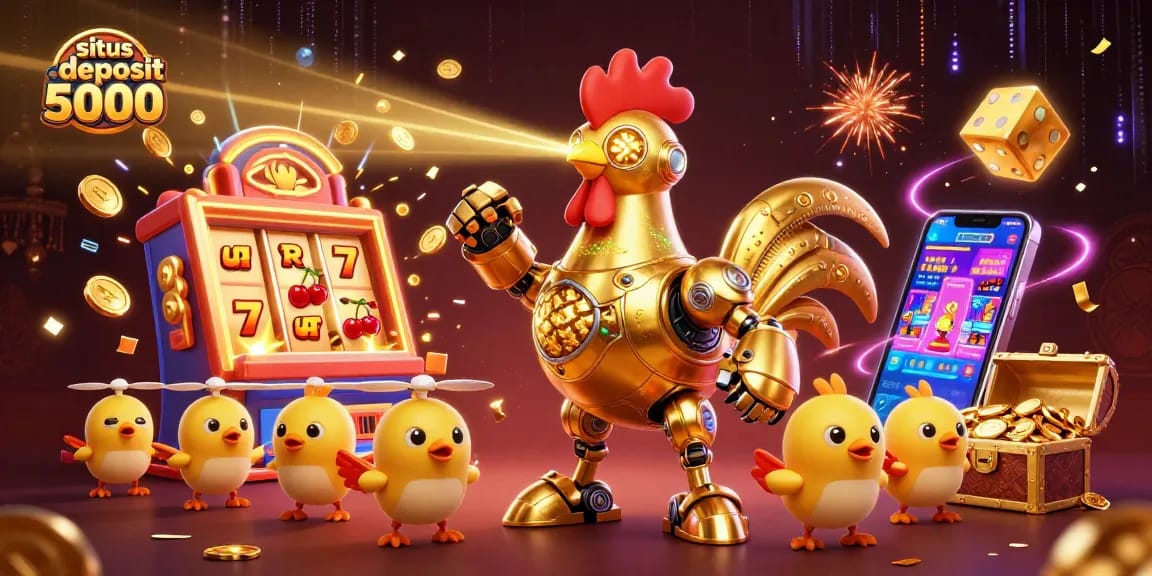 Experience thrills at situs deposit 5000 with vibrant slots and animated jackpot celebrations!