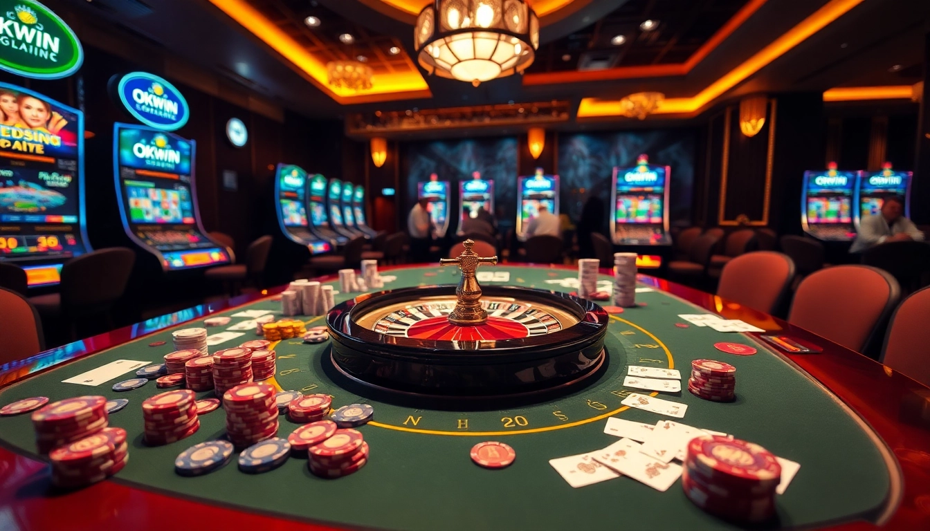 Experience the thrill of gambling at Nhà Cái OKWIN with a vibrant casino scene rich in luxury and excitement.