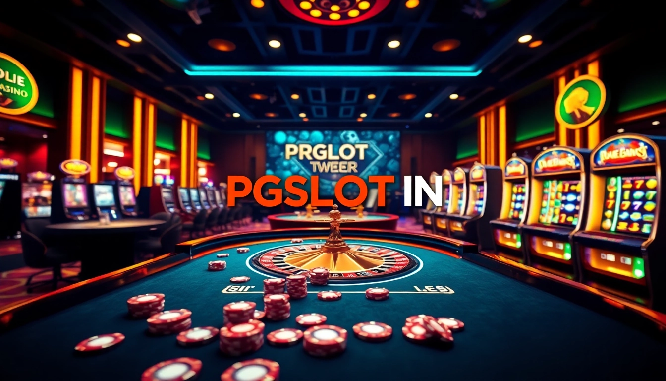 Experience winning excitement at PGSLOT IN with vibrant casino visuals and engaging gameplay.