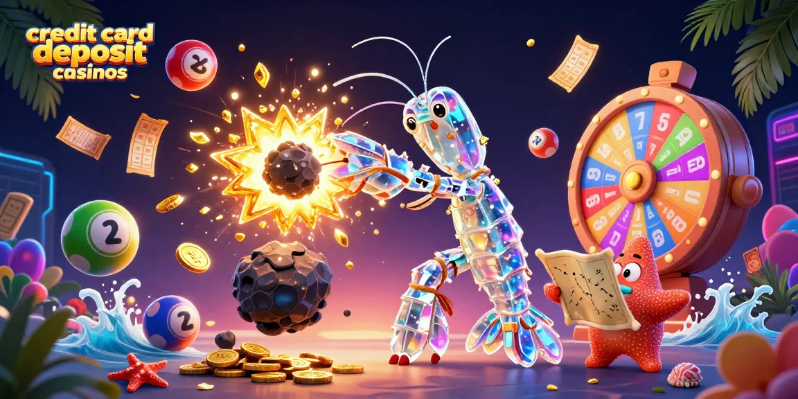 Engage in thrilling gameplay at credit card deposit casinos with vibrant gaming elements and colorful prizes.