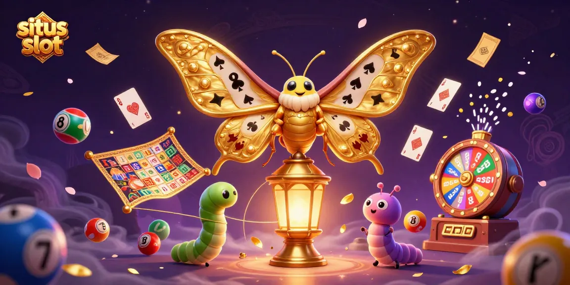 Menangkan situs slot dengan keberuntungan dan simbol slot yang bersinar dalam suasana kasino yang magis.