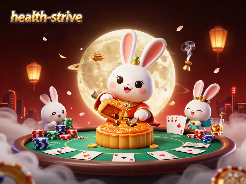 Kelinci dan chip poker hadir dalam ilustrasi luar angkasa yang menarik di health-strive.