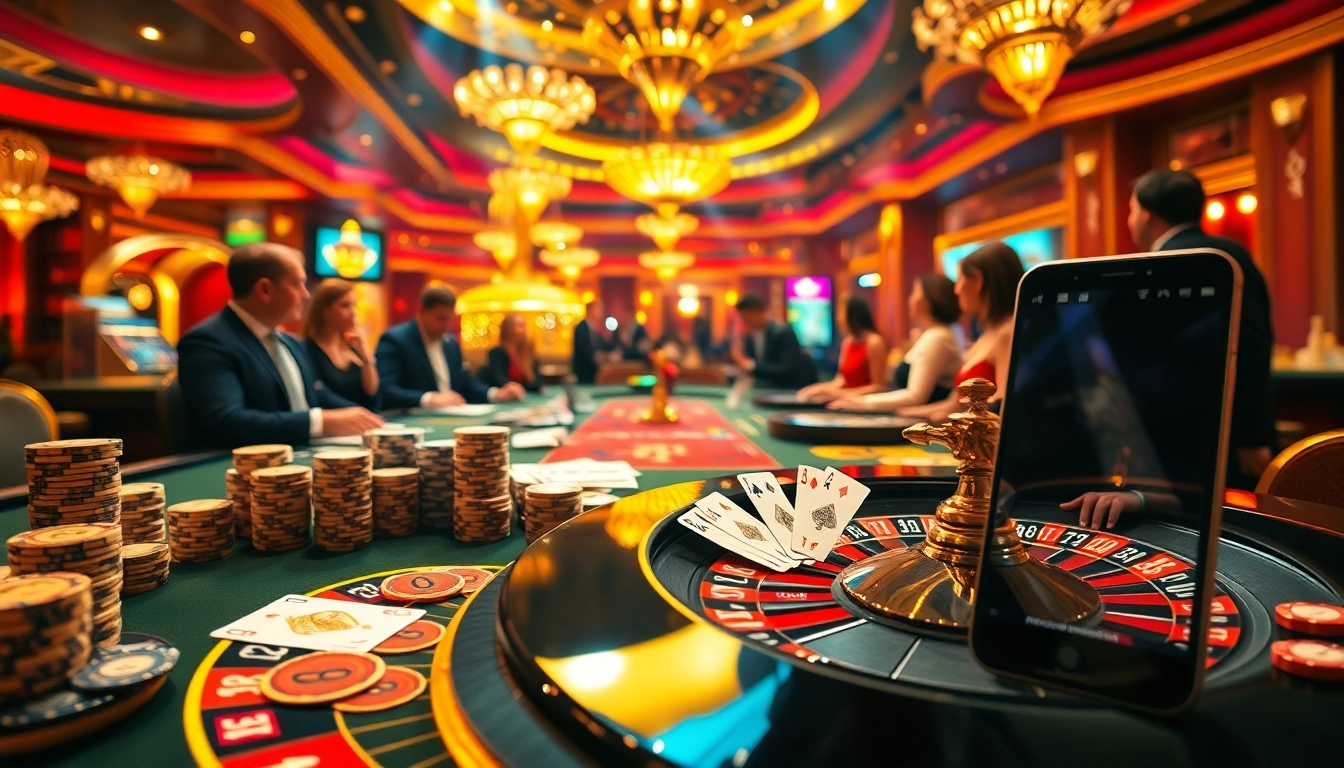 Experience high-stakes excitement at a casino table showcasing s8 gaming strategies.