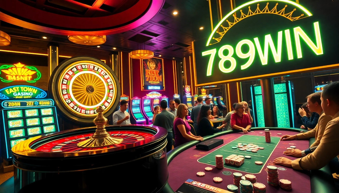 Engage with the thrilling vibe of 789win.associates as players enjoy casino games in a lively setting.