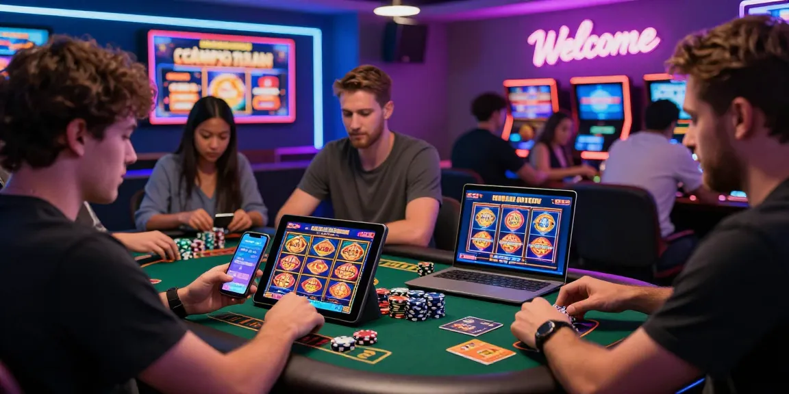 Discover the excitement of credit card casinos at https://brcs.co.uk, showcasing diverse players enjoying slots, live dealer games, and exclusive promotions.
