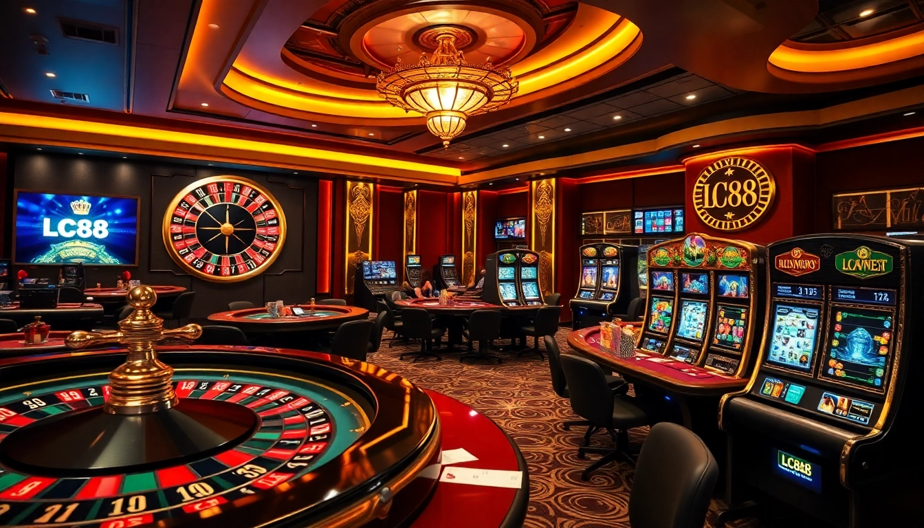 Experience high-stakes excitement at https://lc88pro.com/ with vibrant casino games and luminous roulette wheels.