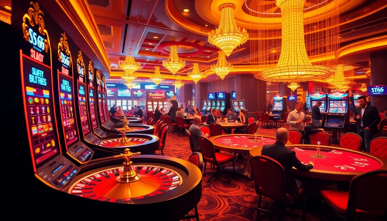 Experience the thrill of gambling at ST666 with vibrant casino games and exciting betting options.