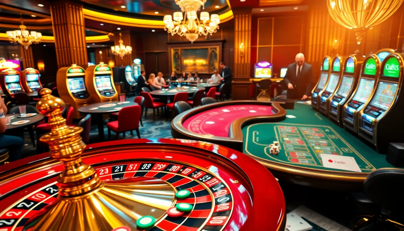 Experience the thrill of winning at 23win with vibrant casino tables and exciting games.