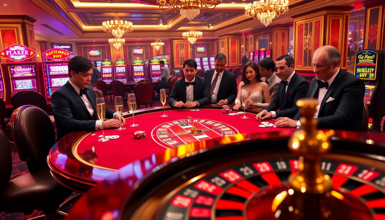 High-stakes poker game representing Clube VIP HHBET with luxury ambiance and excitement.