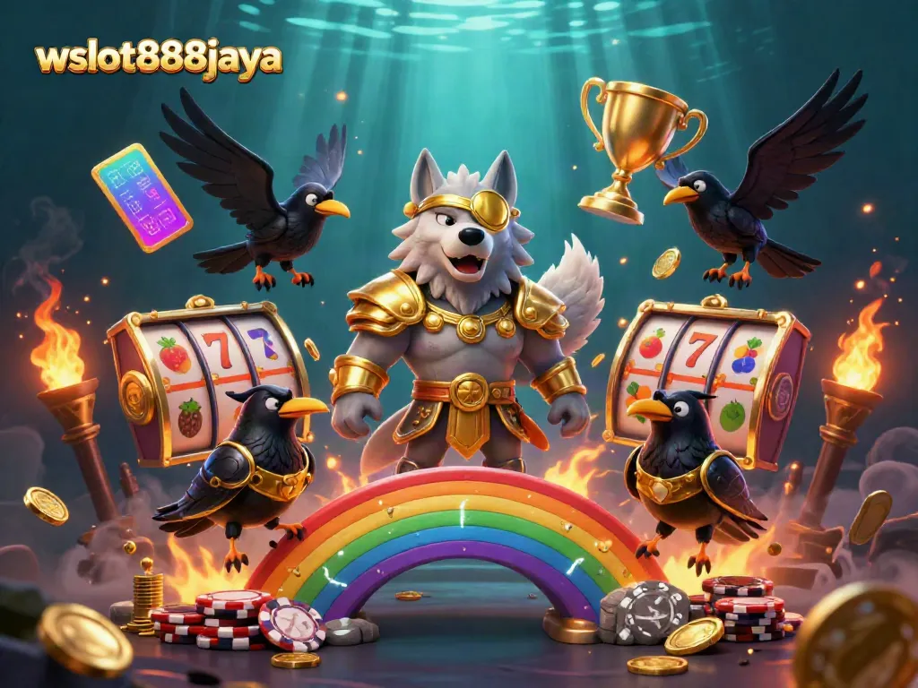 Menggemparkan permainan slot di wslot888jaya dengan karakter mitologi Norse beraksi dalam dunia kasino.