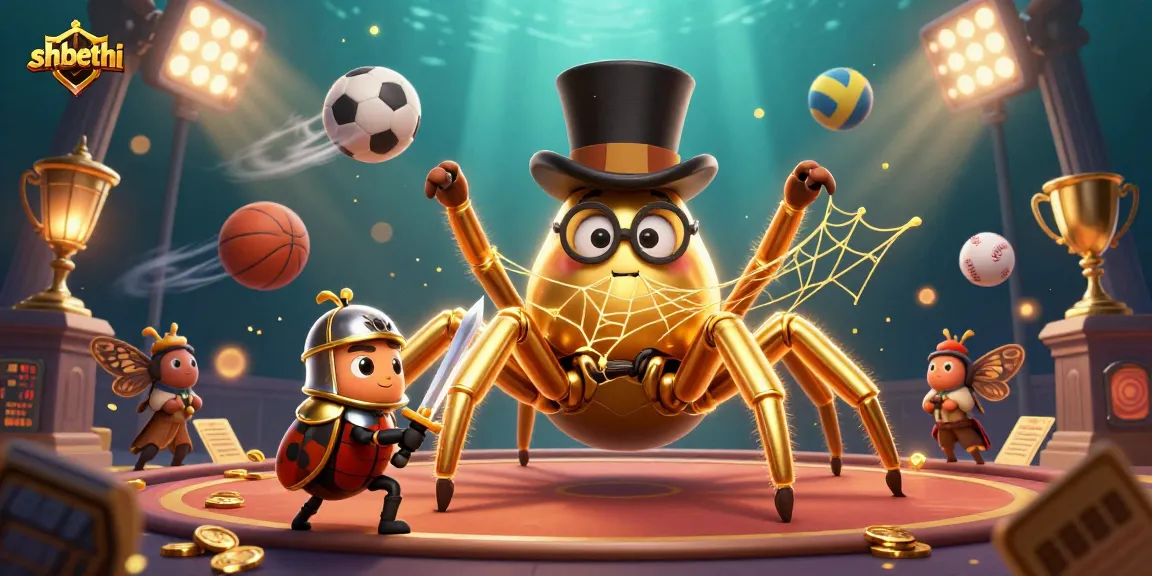 Experience thrilling gaming at shbethi with vibrant 3D casino characters and dynamic sports elements.