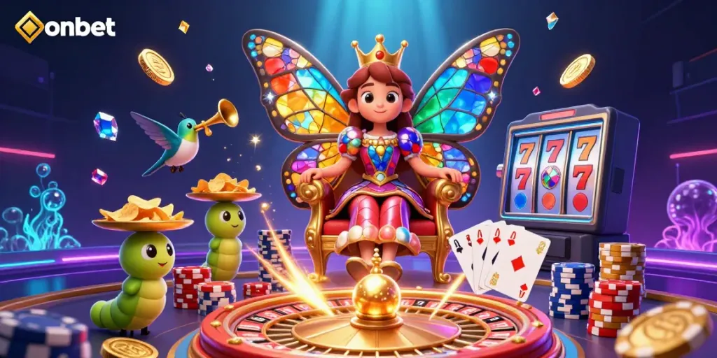 Experience thrilling moments at onbet with sparkling casino elements and a vibrant atmosphere.