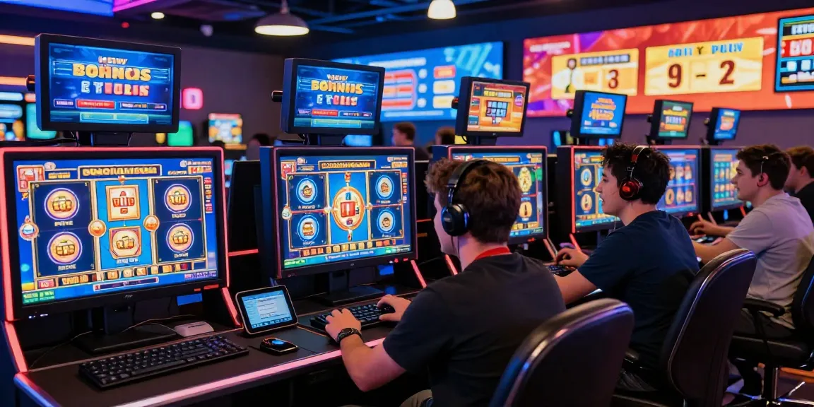 Players enjoying bonus buy slots at https://eliotsociety.org.uk/ in a vibrant online casino atmosphere, showcasing excitement and digital engagement.
