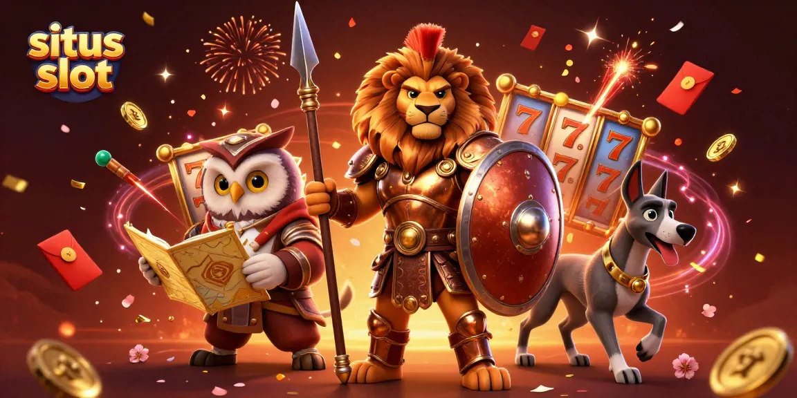 Menangkan jackpot di situs slot dengan karakter slot yang energik dan elemen permainan menarik.