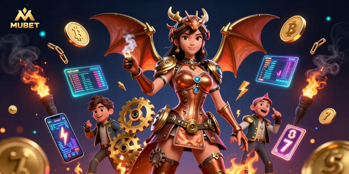 Engage with MUBET's dynamic casino experience featuring captivating 3D visuals and game elements.