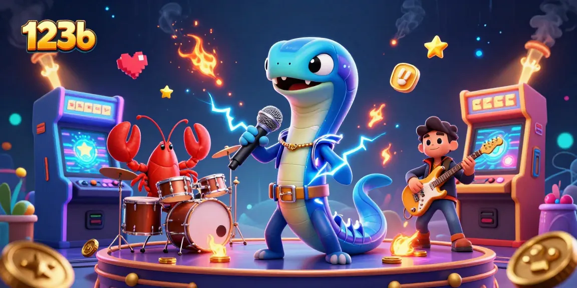 Engage in thrilling gameplay at 123b with luminous 3D characters in an underwater casino.