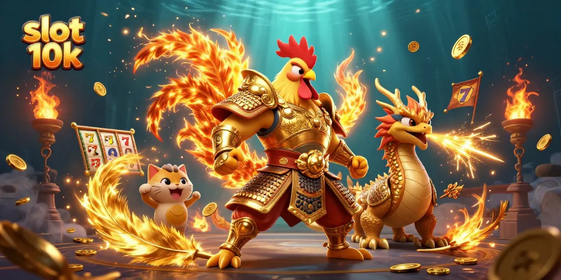 Experience the thrill of slot 10k games with lively characters and dynamic elements.