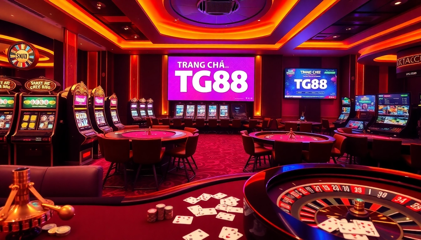 Experience the thrill of winning at Trang chủ TG88 with exciting games and vibrant casino visuals.