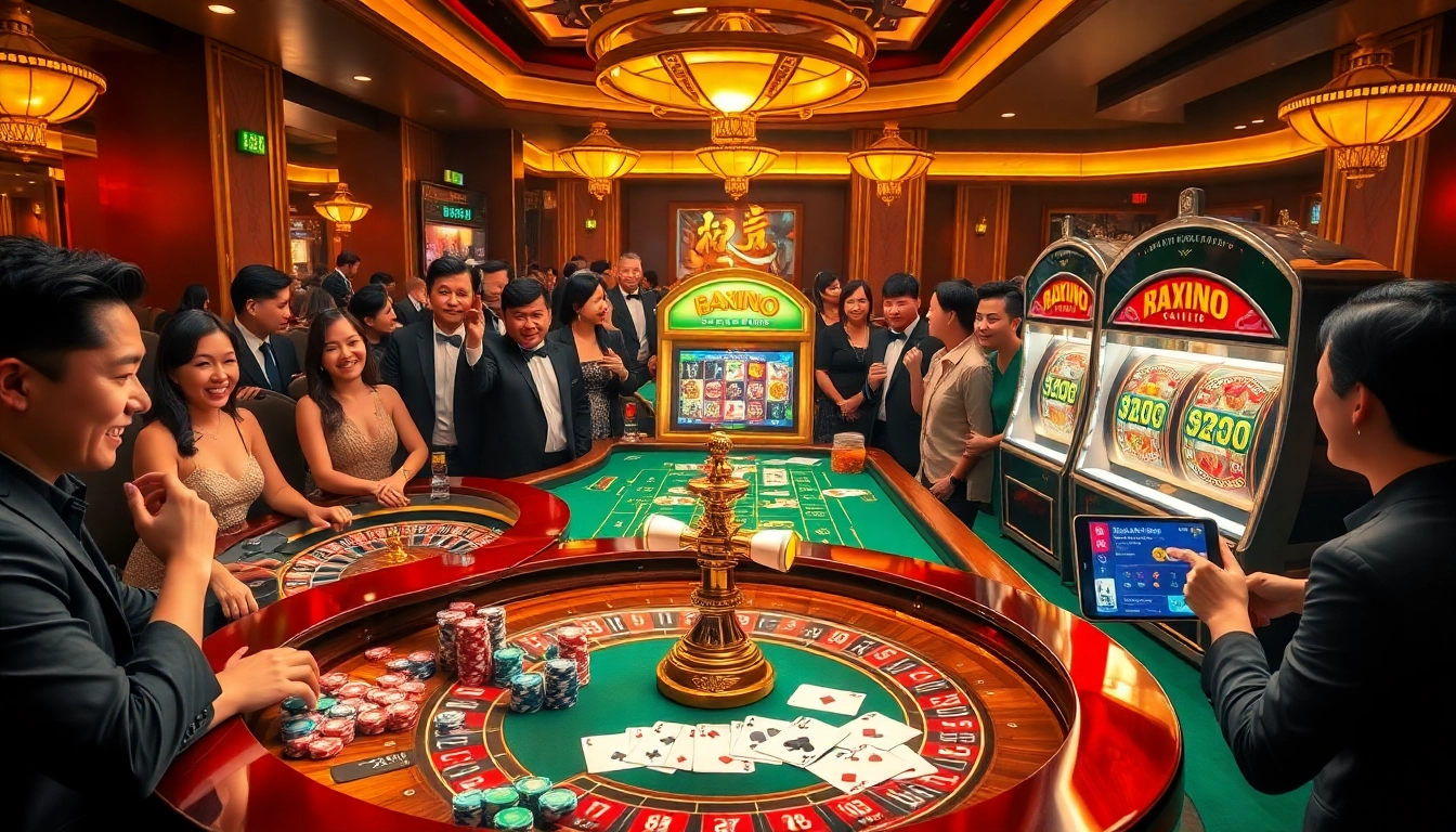 Experience the high-stakes excitement of a casino with vibrant gaming tables featuring '링크모음' elements.