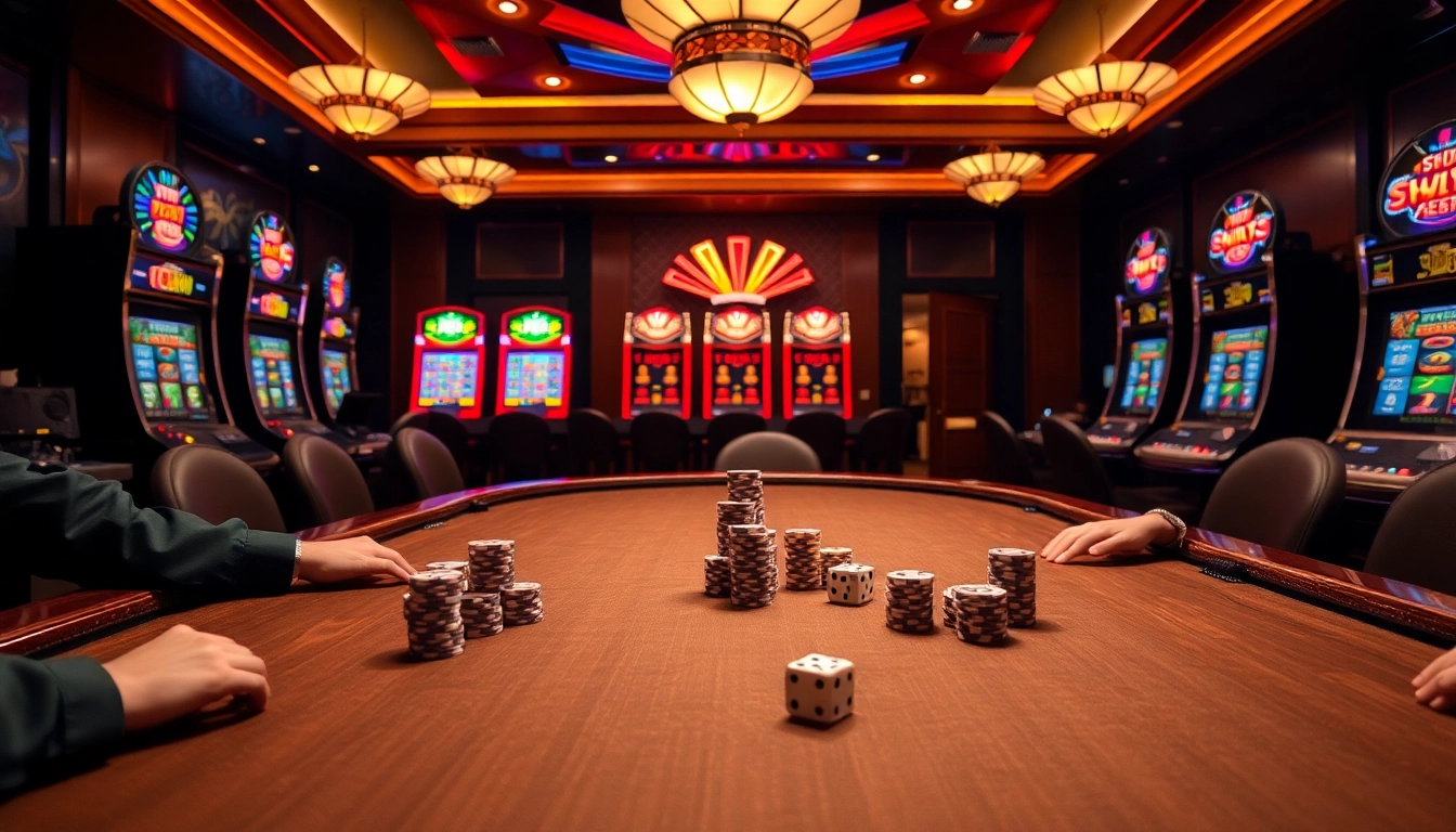 Experience thrilling gameplay at https://23wini.online with an elegant poker table scene showcasing excitement and strategy.
