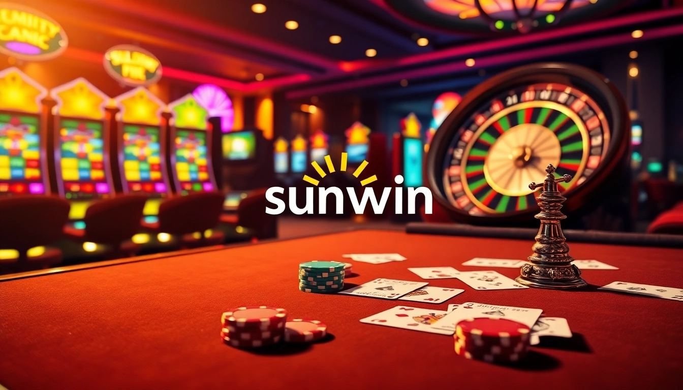 Experience thrilling gameplay at Sunwin's luxurious online casino tables with exciting card games.