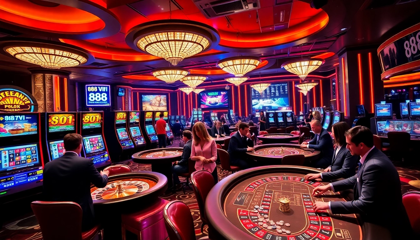 Win big at 888VI casino with exciting games and vibrant gambling atmosphere.