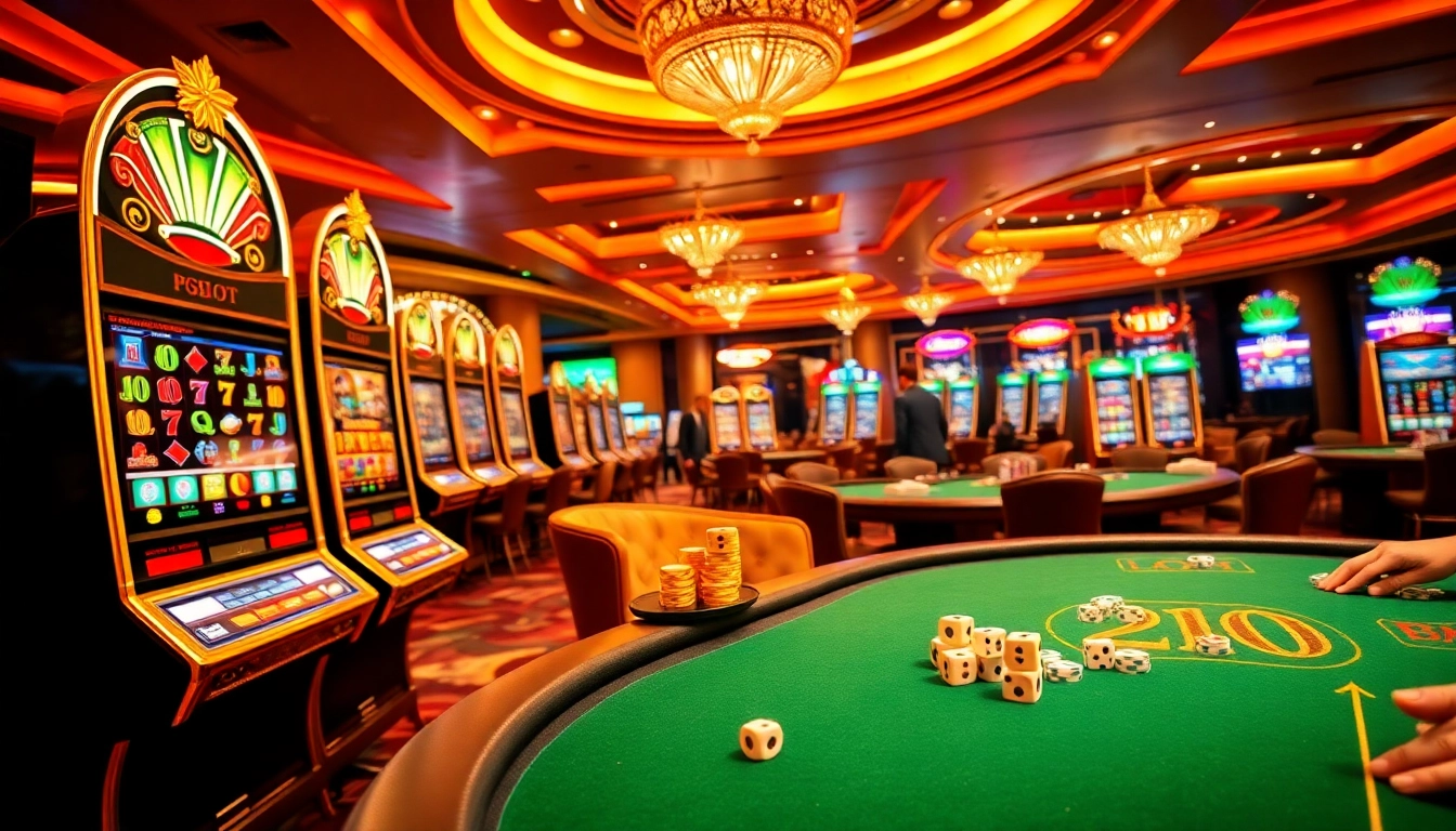Experience the excitement of PGSLOT IN with vibrant slot machines and engaging casino games.