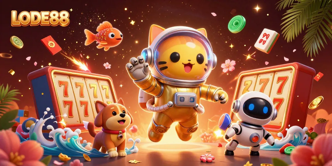 Experience engaging gameplay with LODE88, featuring vibrant characters and dynamic gambling elements.