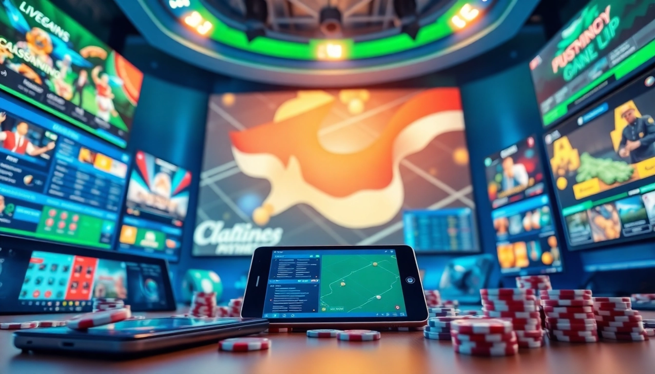 Vibrant online gambling platform interface featuring games and bets at https://uu88.blog/.