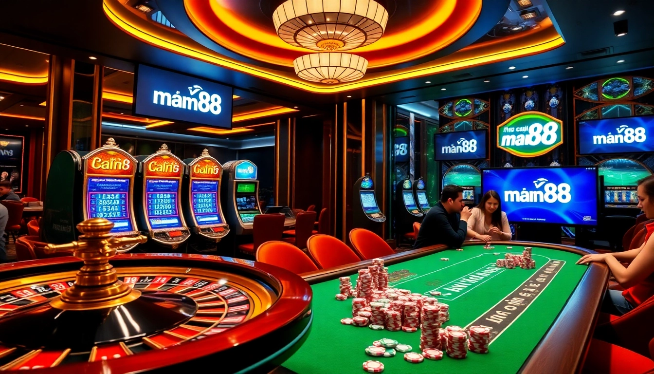 Experience the excitement at nhà cái Man88 with engaging live casino games.