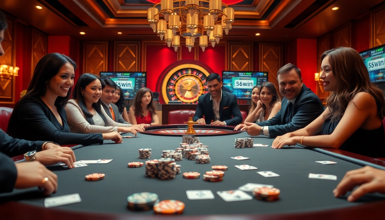 Engage in thrilling gaming at the 56win link casino, featuring exciting tables and dynamic atmosphere.