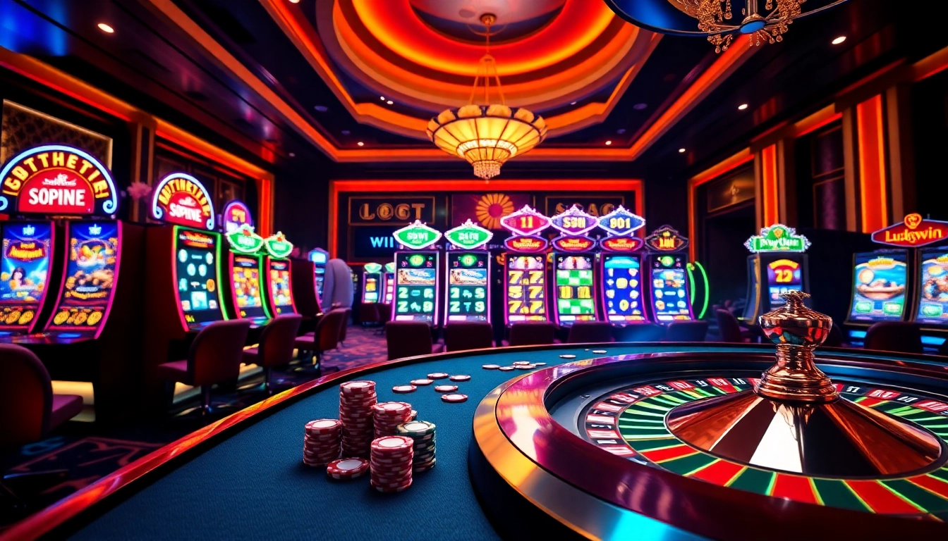 Experience exhilarating gameplay at Luckywin with vibrant slots and immersive casino tables.