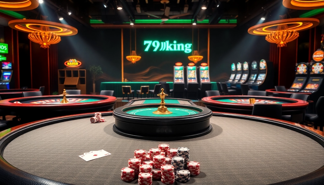 Engage in thrilling battles at the 79king poker tables, while enjoying the luxurious ambiance of roulette wheels and slot machines.