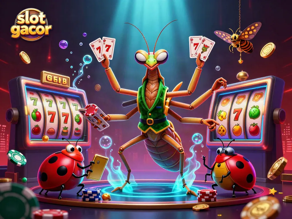 Permainan slot gacor yang menarik dengan karakter cerdik dan elemen glamor di kasino