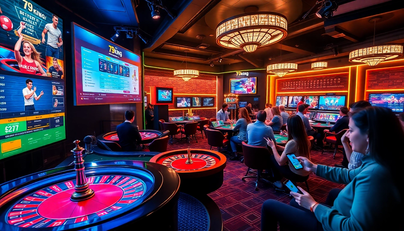 Erleben Sie die Spannung der lebendigen Online-Gaming-Plattform von 79king, die eine Mischung aus Casino- und Sportwetten bietet.