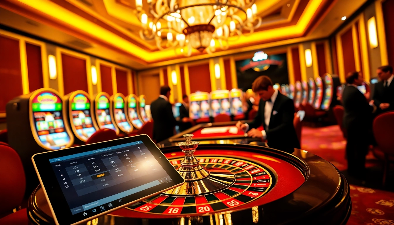 Experience thrilling gambling on betbdt.art with glamorous casino visuals featuring roulette and poker elements.