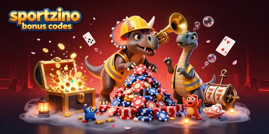 Engage with Sportzino bonus codes to unleash exciting gameplay and win fabulous prizes in a vibrant casino scene