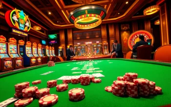 Exciting poker game featuring chips and cards with a luxurious casino atmosphere highlighted by 88xx elements.