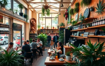 Profiter d'un Café dans le Cannabis Coffee Shop lloret de mar, ambiance chaleureuse et détendue.