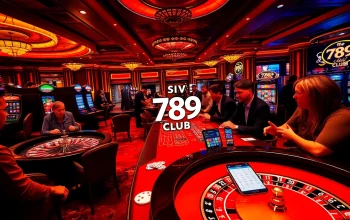 Exciting gameplay at the 789 club casino with players and vibrant gaming tables.