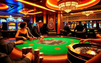 Experience high-stakes gambling at PHWIN casino with vibrant poker chips and roulette action.