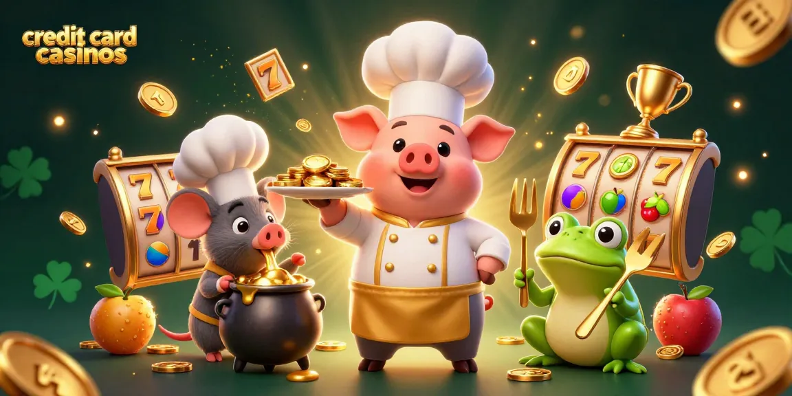 Experience the thrill of credit card casinos with vibrant characters and dynamic gaming elements.
